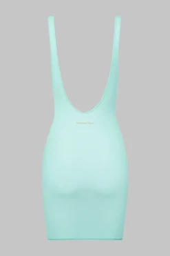 Double Sens PastelRobe Courte Dos Nu