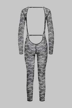 FlashbackCatsuit manches longues Col V