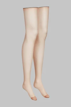 LegwearBas coupés roulés couture 20D