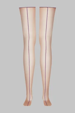 LegwearBas coupés roulés couture 20D