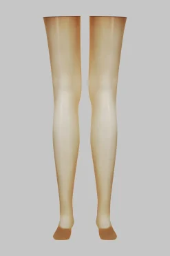 LegwearBas coupés roulés glacés 20D - Caramel