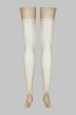LegwearBas nylon authentique couture fluo 15D