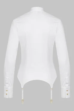 Le Vestiaire014 Chemise porte-jarretelles