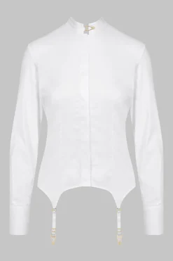 Le Vestiaire014 Chemise porte-jarretelles