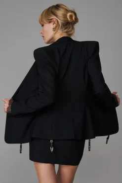 Le Vestiaire001 Veste smoking porte-jarretelles
