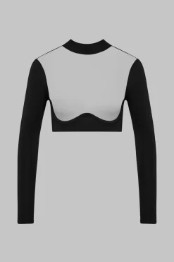 Pure TentationTop transparent Manches Longues
