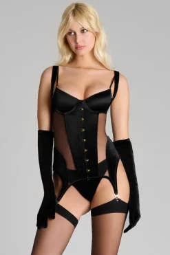 ROCOCOCorset Ouvert Porte-jarretelles - Scandale x Maison Close
